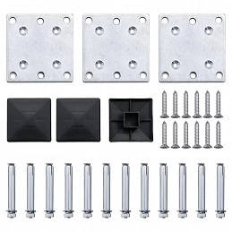 Acquista Set Pannello di Recinzione in WPC 353x146 cm Marrone con riferimento GHV-3070451 della ditta GARDENHOME