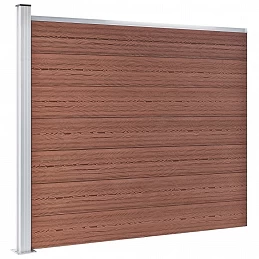Acquista Set Pannelli di Recinzione in WPC 872x146 cm Marrone con riferimento GHV-3070454 della ditta GARDENHOME