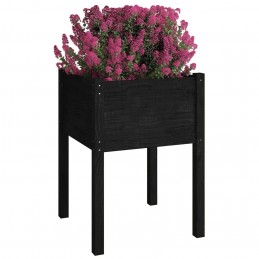 Acquista Fioriere da Giardino 2 pz Nere 50x50x70 cm in Massello di Pino con riferimento GHV-810808 della ditta GARDENHOME