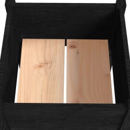Acquista Fioriere da Giardino 2 pz Nere 50x50x70 cm in Massello di Pino con riferimento GHV-810808 della ditta GARDENHOME