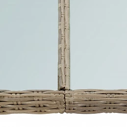 Acquista Tavolo da Giardino Marrone 200x100x74 cm in Vetro e Polyrattan con riferimento GHV-310142 della ditta GARDENHOME