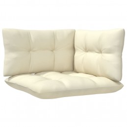 Acquista Set Divani da Giardino 3 pz con Cuscini Crema Massello di Pino con riferimento GHV-806670 della ditta GARDENHOME