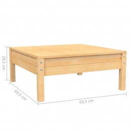 Acquista Set Divani da Giardino 3 pz con Cuscini Crema Massello di Pino con riferimento GHV-806670 della ditta GARDENHOME