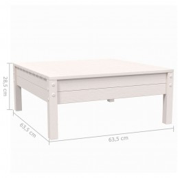 Acquista Set Divani da Giardino 3 pz con Cuscini Bianco in Massello Pino con riferimento GHV-806677 della ditta GARDENHOME