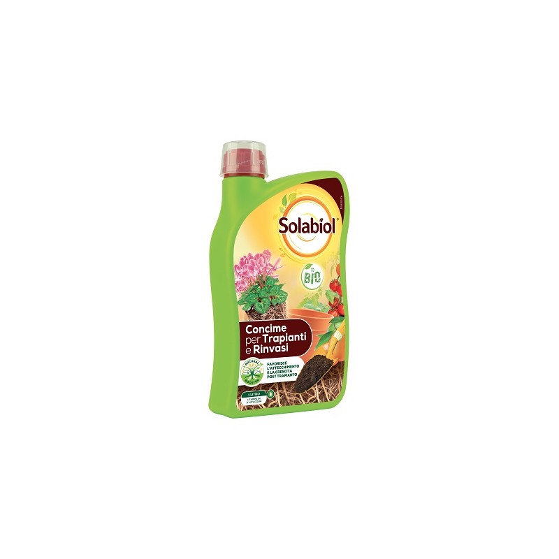 Acquista Solabiol Concime Trapianti e Rinvasi BIO X 1 LT con riferimento 86601095 della ditta SBM life science