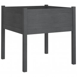 Acquista Fioriere da Giardino 2 pz Grigie 70x70x70 cm in Legno di Pino con riferimento GHV-810814 della ditta GARDENHOME