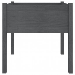 Acquista Fioriere da Giardino 2 pz Grigie 70x70x70 cm in Legno di Pino con riferimento GHV-810814 della ditta GARDENHOME