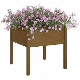 Acquista Fioriera da Giardino Miele 70x70x70 cm in Massello di Pino con riferimento GHV-810815 della ditta GARDENHOME