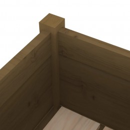 Acquista Fioriere da Giardino 2 pz Miele 70x70x70 cm in Massello di Pino con riferimento GHV-810816 della ditta GARDENHOME