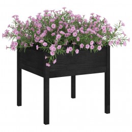 Acquista Fioriere da Giardino 2 pz Nere 70x70x70 cm in Massello di Pino con riferimento GHV-810818 della ditta GARDENHOME