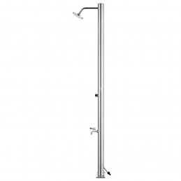 Acquista Doccia da Giardino con Base Grigia 220 cm in Acciaio Inox con riferimento GHV-3070793 della ditta GARDENHOME