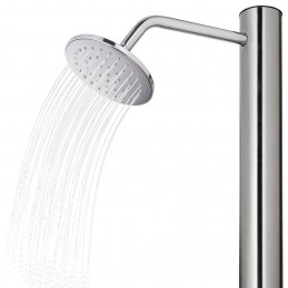 Acquista Doccia da Giardino con Base Grigia 220 cm in Acciaio Inox con riferimento GHV-3070793 della ditta GARDENHOME