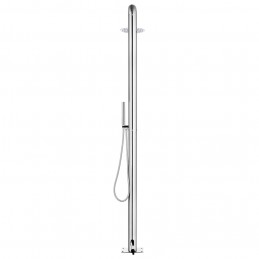 Acquista Doccia da Giardino con Base Grigia 230 cm in Acciaio Inox con riferimento GHV-3070794 della ditta GARDENHOME