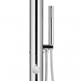 Acquista Doccia da Giardino con Base Grigia 230 cm in Acciaio Inox con riferimento GHV-3070794 della ditta GARDENHOME