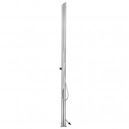 Acquista Doccia da Giardino con Base Grigia 225 cm in Acciaio Inox con riferimento GHV-3070795 della ditta GARDENHOME