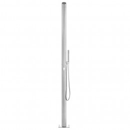 Acquista Doccia da Giardino con Base Grigia 225 cm in Acciaio Inox con riferimento GHV-3070795 della ditta GARDENHOME