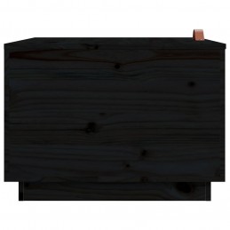 Acquista Contenitori Portaoggetti Coperchi 3pz Neri Legno Massello Pino con riferimento GHV-818249 della ditta GARDENHOME