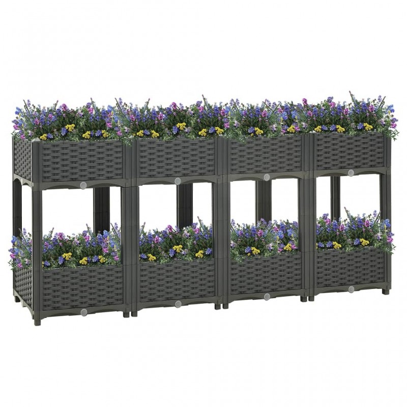 Acquista Fioriera Rialzata 160x40x71 cm in Polipropilene con riferimento GHV-310408 della ditta GARDENHOME