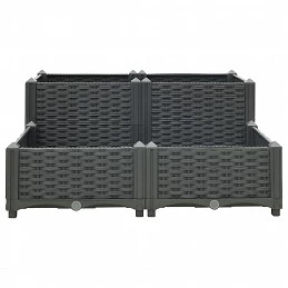 Acquista Fioriera Rialzata 80x80x38 cm in Polipropilene con riferimento GHV-310409 della ditta GARDENHOME