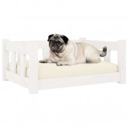 Acquista Cuccia per Cani Bianca 65,5x50,5x28 cm Legno Massello di Pino con riferimento GHV-820188 della ditta GARDENHOME