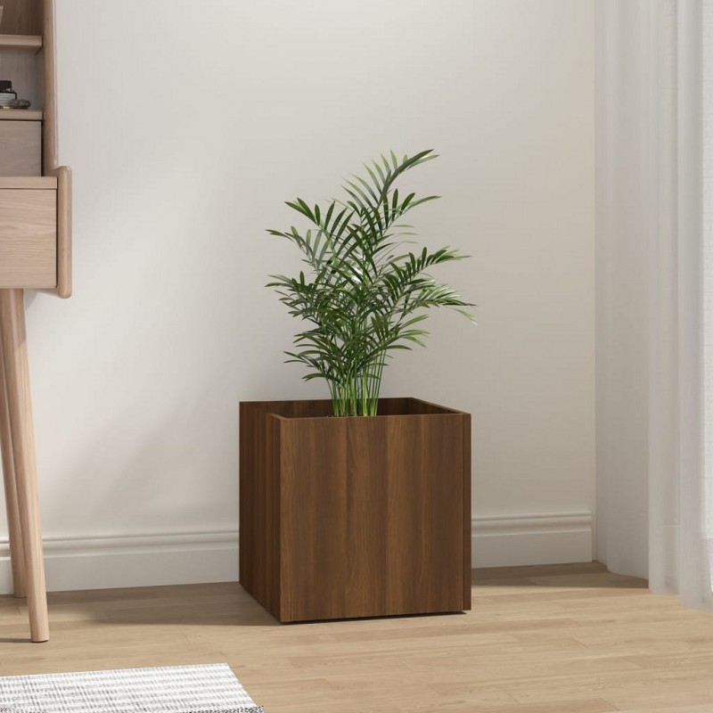 Acquista Fioriera Rovere Marrone 40x40x40 cm in Legno Multistrato con riferimento GHV-820501 della ditta GARDENHOME
