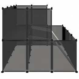 Acquista Gabbia per Piccoli Animali Nera 143x107x93 cm in PP e Acciaio con riferimento GHV-340569 della ditta GARDENHOME