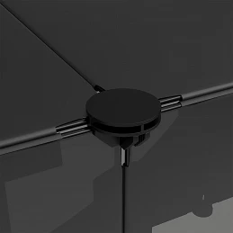 Acquista Gabbia per Piccoli Animali Nera 143x107x93 cm in PP e Acciaio con riferimento GHV-340569 della ditta GARDENHOME