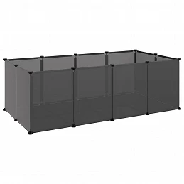 Acquista Gabbia per Piccoli Animali Nera 144x74x46,5 cm in PP e Acciaio con riferimento GHV-340571 della ditta GARDENHOME