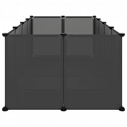 Acquista Gabbia per Piccoli Animali Nera 144x74x46,5 cm in PP e Acciaio con riferimento GHV-340571 della ditta GARDENHOME