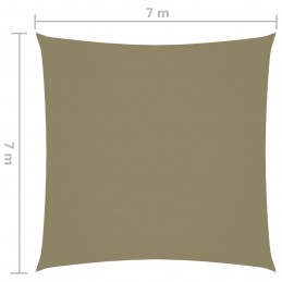 Acquista Parasole a Vela in Tela Oxford Quadrato 7x7 m Beige con riferimento GHV-135143 della ditta GARDENHOME