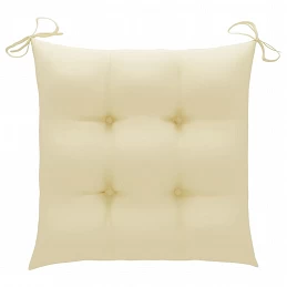 Acquista Sedie da Giardino e Cuscini Bianco Crema 8 pz Massello di Teak con riferimento GHV-3072906 della ditta GARDENHOME