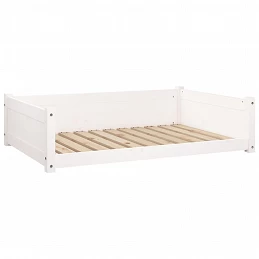 Acquista Cuccia per Cani Bianca 105,5x75,5x28 cm Legno Massello di Pino con riferimento GHV-821463 della ditta GARDENHOME