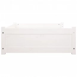 Acquista Cuccia per Cani Bianca 105,5x75,5x28 cm Legno Massello di Pino con riferimento GHV-821463 della ditta GARDENHOME