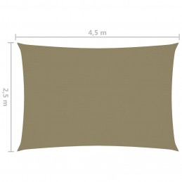 Acquista Parasole a Vela Oxford Rettangolare 2,5x4,5 m Beige con riferimento GHV-135153 della ditta GARDENHOME