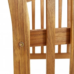 Acquista Sedie da Giardino 2 pz in Legno Massello d'Acacia con riferimento GHV-310256 della ditta GARDENHOME