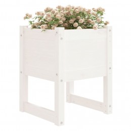 Acquista Fioriera Bianca 40x40x52,5 cm in Legno Massello di Pino con riferimento GHV-822109 della ditta GARDENHOME
