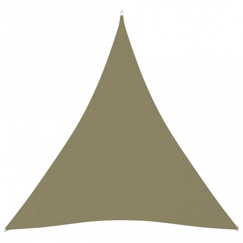 Acquista Parasole a Vela Oxford Triangolare 4x5x5 m Beige con riferimento GHV-135179 della ditta GARDENHOME