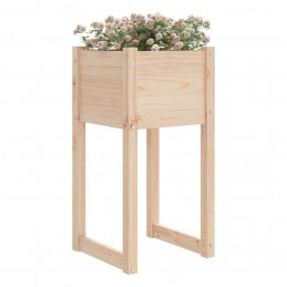 Acquista Fioriere 2 pz Bianche 40x40x81 cm in Legno Massello di Pino con riferimento GHV-822123 della ditta GARDENHOME