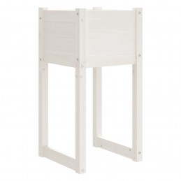 Acquista Fioriera Bianca 40x40x81 cm in Legno Massello di Pino con riferimento GHV-822124 della ditta GARDENHOME