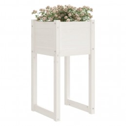 Acquista Fioriere 2 pz Bianche 40x40x81 cm in Legno Massello di Pino con riferimento GHV-822125 della ditta GARDENHOME