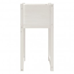 Acquista Fioriere 2 pz Bianche 40x40x81 cm in Legno Massello di Pino con riferimento GHV-822125 della ditta GARDENHOME