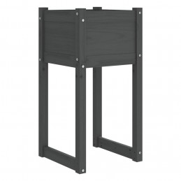 Acquista Fioriere 2 pz Grigio 40x40x81 cm in Legno Massello di Pino con riferimento GHV-822127 della ditta GARDENHOME