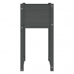 Acquista Fioriere 2 pz Grigio 40x40x81 cm in Legno Massello di Pino con riferimento GHV-822127 della ditta GARDENHOME