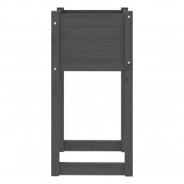 Acquista Fioriere 2 pz Grigio 40x40x81 cm in Legno Massello di Pino con riferimento GHV-822127 della ditta GARDENHOME