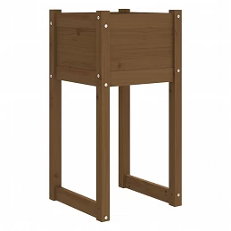Acquista Fioriera Miele 40x40x81 cm in Legno Massello di Pino con riferimento GHV-822128 della ditta GARDENHOME
