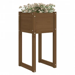 Acquista Fioriere 2 pz Miele 40x40x81 cm in Legno Massello di Pino con riferimento GHV-822129 della ditta GARDENHOME