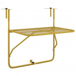 Acquista Tavolo da Balcone Oro 60x40 cm in Acciaio con riferimento GHV-340917 della ditta GARDENHOME