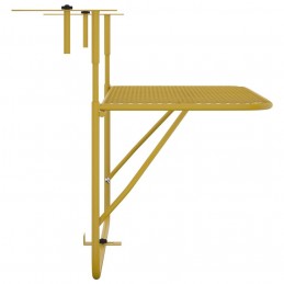 Acquista Tavolo da Balcone Oro 60x40 cm in Acciaio con riferimento GHV-340917 della ditta GARDENHOME