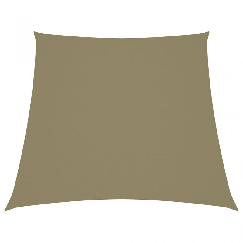 Acquista Parasole a Vela in Tela Oxford a Trapezio 2/4x3 m Beige con riferimento GHV-135186 della ditta GARDENHOME