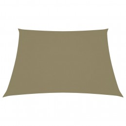 Acquista Parasole a Vela in Tela Oxford a Trapezio 2/4x3 m Beige con riferimento GHV-135186 della ditta GARDENHOME